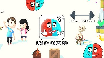 Brain Quiz 3D All Levels 31-40 Walkthrough Solution Official