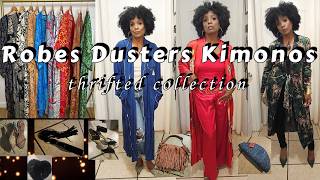 Robes Worn as Dusters and Kimonos Thrifted Collection & Accessory Haul