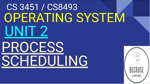 2.2 Process Scheduling in Tamil