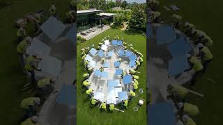 I tried building a Cloud Pool... ☁️ | Satisfying Build #home #pool #shorts #backyard
