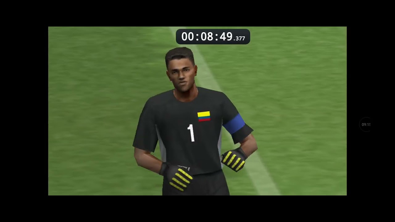 Speedrun de pes 2008 categoria copa América, tempo:17 minutos e 18 segundos, seleção ( Brasil).