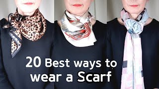 20 Ways to Wear a Scarf + HowTo Tips! Best Ways to Wear a Scarf, Part 1