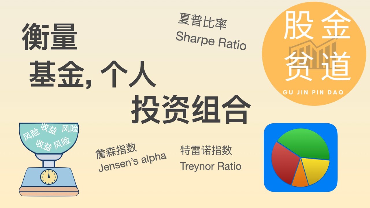 如何衡量基金和个人投资组合(portfolio management)？夏普比率(Sharpe Ratio)，特雷诺指数(Treynor  Ratio)，詹森阿尔法(Jensen’s alpha)
