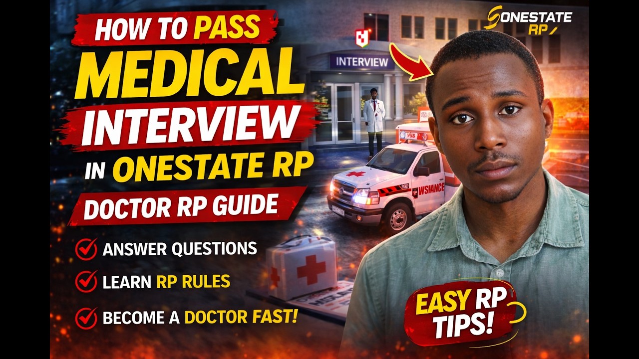 Medical Rp Example How to Pass Medical Interview in OneState RP | Doctor RP Guide - YouTube