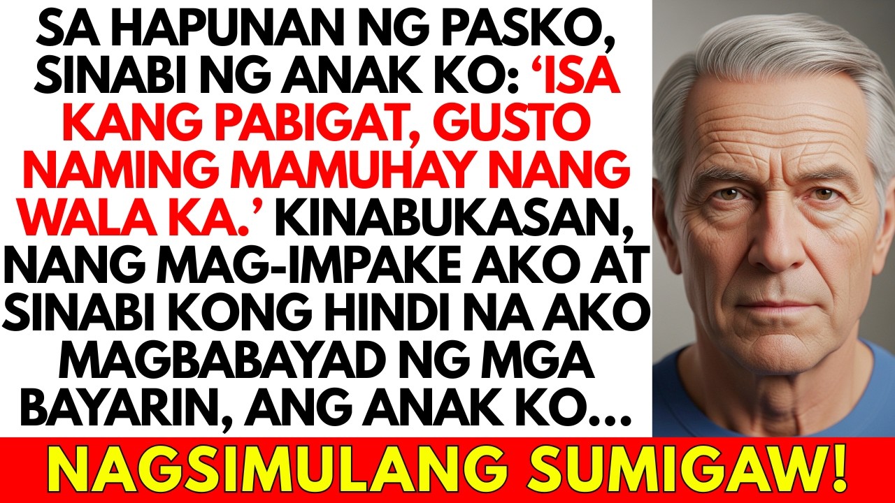 “Sa Hapunan ng Pasko, Sinabi ng Anak Ko Pabigat Ka—Kinabukasan…”
