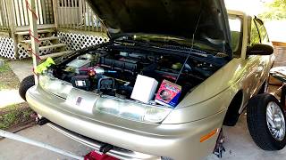 How to replace a bad idler pulley on 98 Saturn sl2