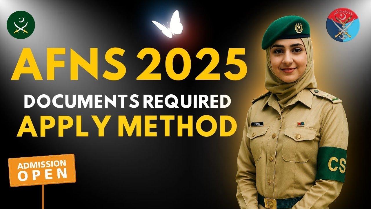 AFNS REQUIRED DOCUMENTS :: ONLINE APPLY METHOD :: ARMY NURSING 2025