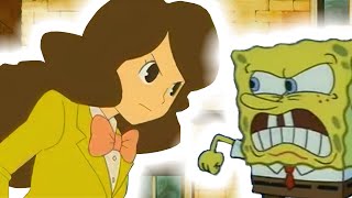 I put Spongebob music over a Professor Layton fight scene...