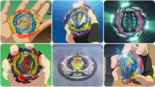 Beyblade Burst QuadDrive - All Creations and Upgrades of Beyblades