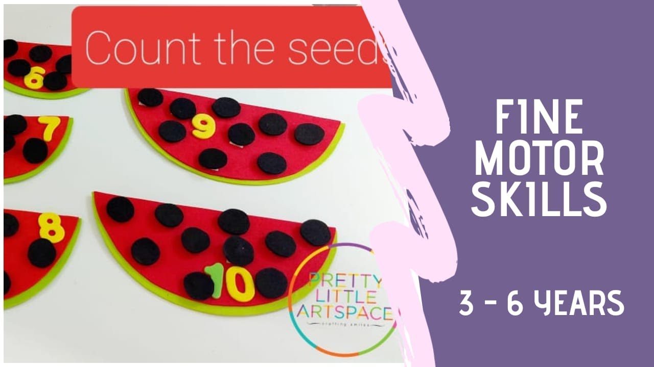 Counting Seeds | Fine Motor Skills | Number Recognition | Hand-eye Coordination | Pinch Grip