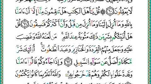ختمة مصحف التجويد برواية الدوري الصفحة رقم 118