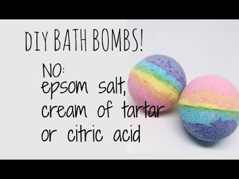 How to make a bath bomb without citric acid