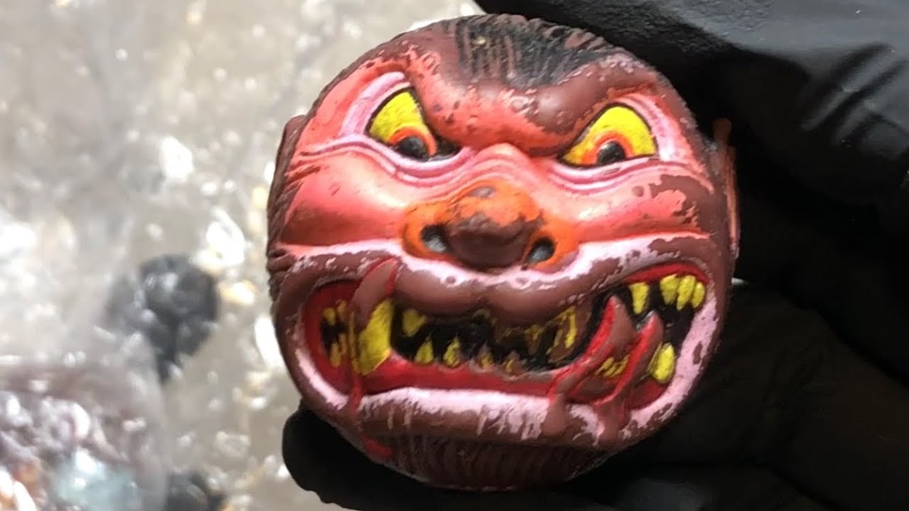 1986 Madballs Wolf Breath Head Popper