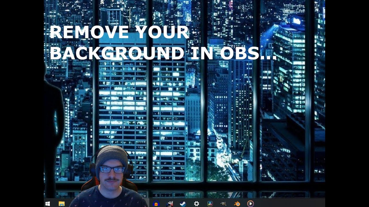 OBS Background Removal (NO GREENSCREEN REQUIRED) 2024 - YouTube