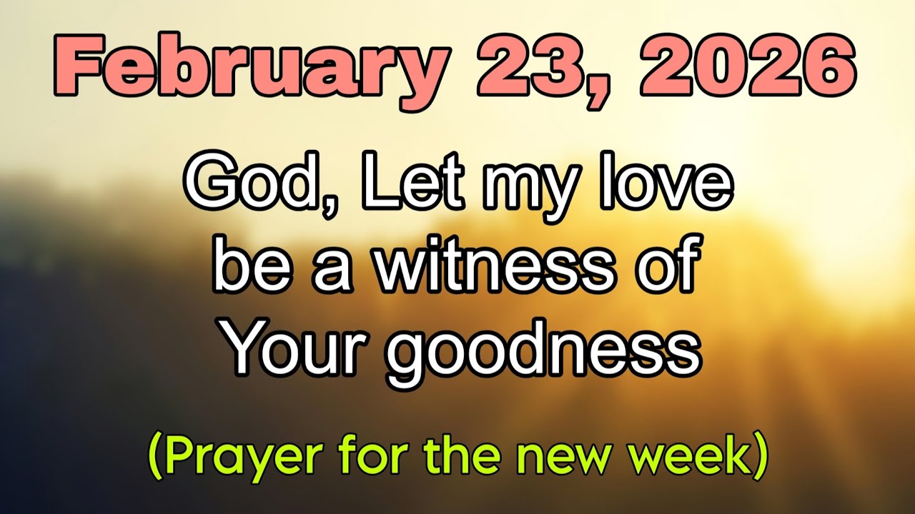 Боже, я вверяю эту неделю в Твои руки, что я вижу, а что нет. — Утренняя молитва