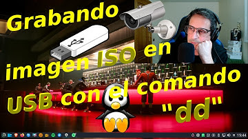 Grabando imagen ISO en USB con el comando "dd".