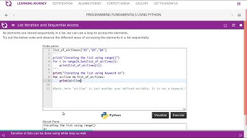 InfyTQ PF Day3 Video4 Collections List2