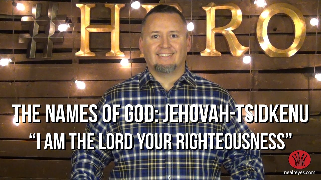 Jehovah Tsidkenu The Lord Your Righteousness YouTube