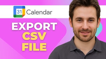 How to Export Google Calendar as CSV File