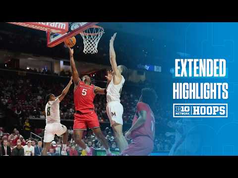 Rutgers at Maryland | EXTENDED HIGHLIGHTS | Big Ten Basketball | 03/01/2026