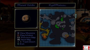 Ratchet & Clank HD Walkthrough Part 42 - The Last 3 Gold Bolts (Planet Veldin)