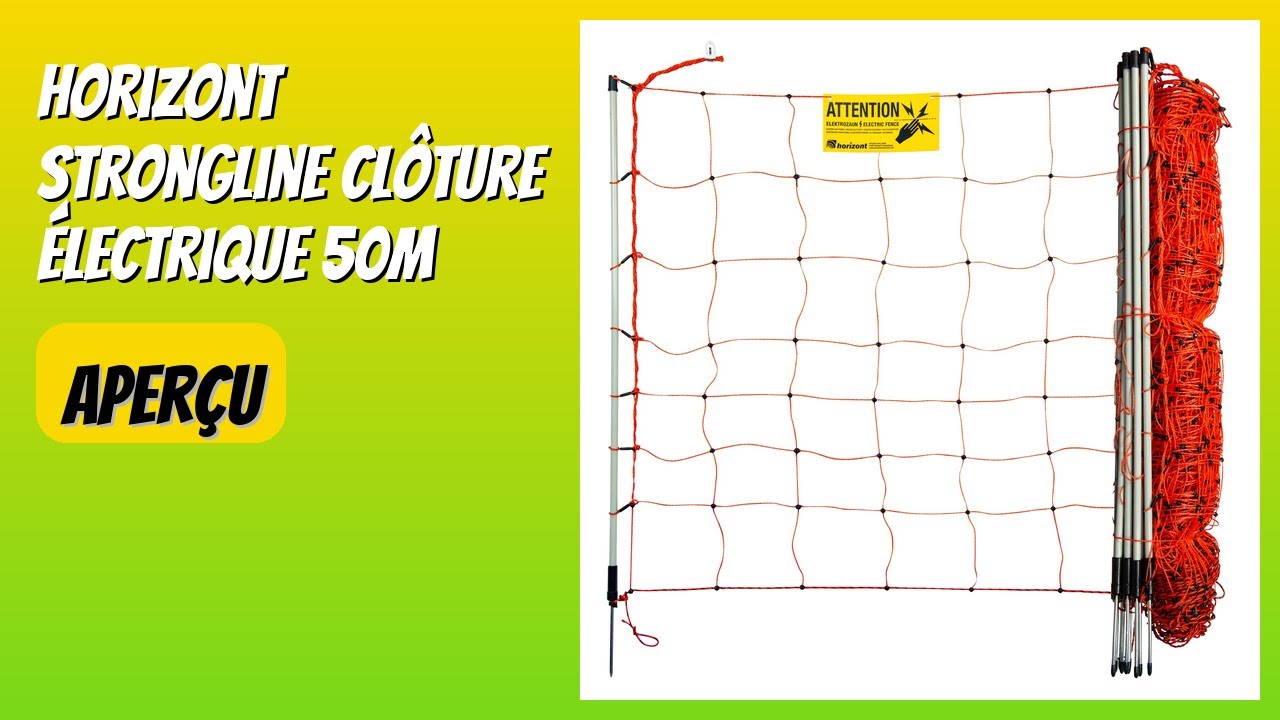 AVIS (2026) : Horizont StrongLine Clôture Électrique 50m. DÉTAILS