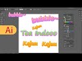 Tutorialyoutube 3  typhography style tutorial  text effect in adobe illustrator  easily edit