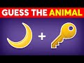 Guess the animal by emoji  monkey quiz