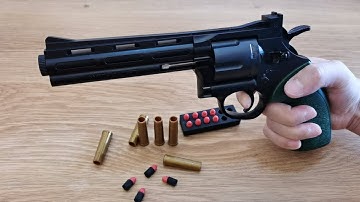 Colt Python 357 Revolver Soft Bullet Toy Gun Review 2022 - Realistic Airsoft  Gun