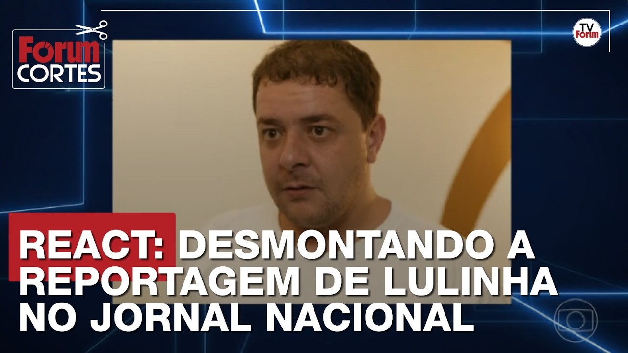 React: Lula, Dri e Felipe Penna desmontam reportagem de Lulinha no JN
