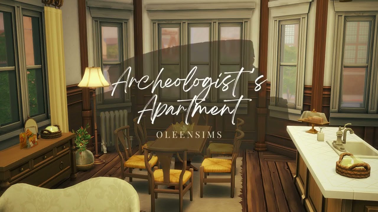 Archaeologists Apartment The Sims 4 Stop Motion 🧭 Youtube
