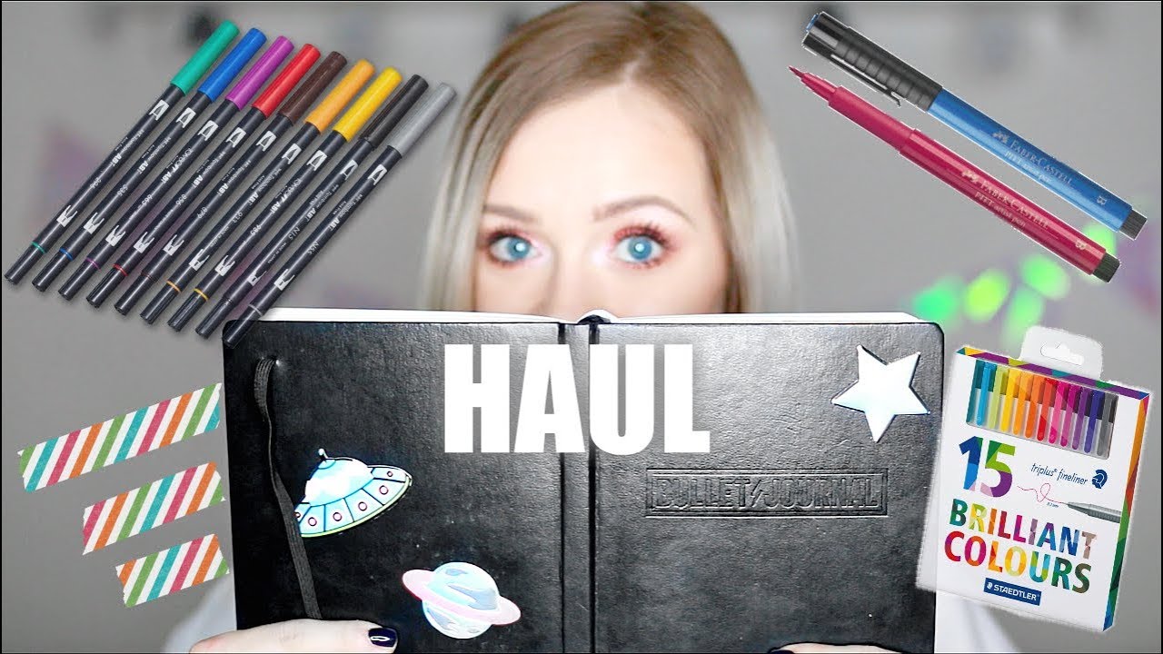 BuJo kezdőkészlet HAUL | Leuchtturm1917, Tombow, Stabilo, Faber Castell, Pentel...stb.