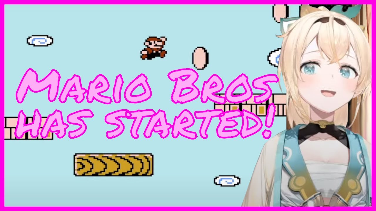 Iroha enters Panic Mode after this Super Mario 3 Stage turns against her [Hololive]