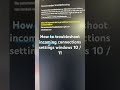 How to troubleshoot incoming connections settings windows 10 / 11