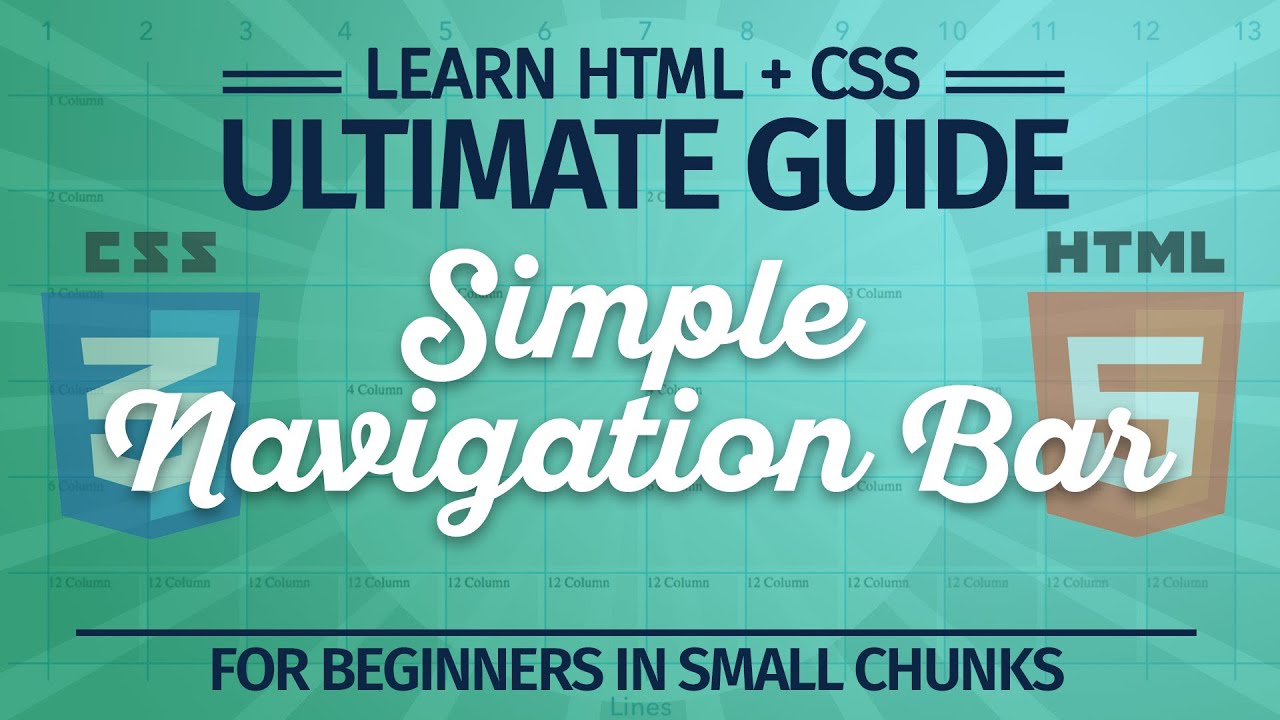 2 Create a top navigation bar for your site in easy steps | Ultimate ...