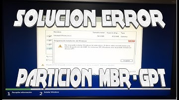 SOLUCION ERROR particiones MBR y GPR ⚠️ Windows No se puede instalar en el particion MBR  ✅ FUNCIONA