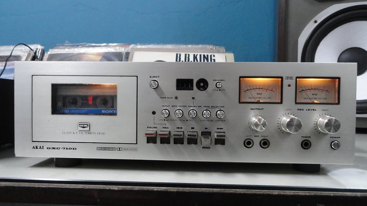 O Rei do Som Tape Deck Akai GXC710D YouTube