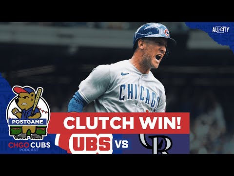 Yan Gomes' CLUTCH knock leads Chicago Cubs to big win in Colorado | CHGO Cubs Podcast