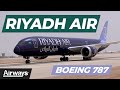 First #RiyadhAir Boeing 787-9 Landing in Riyadh