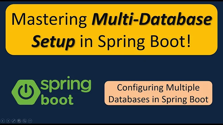 How to Configure Multiple Data Sources(Databases) in a Spring Boot Application?