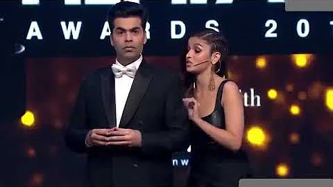 Kapil sharma comedy with karan Johar and alia bhatt in award show