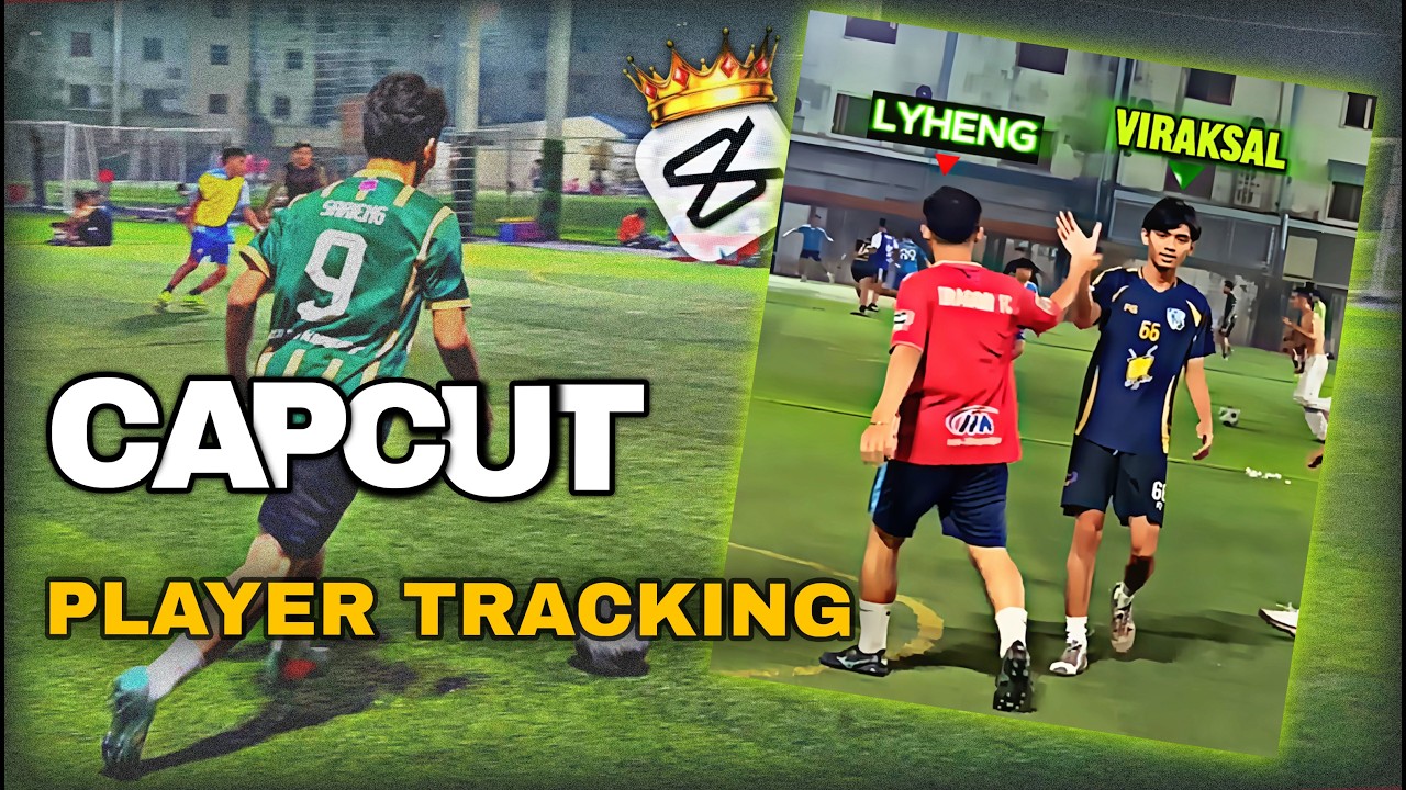 Football Player Text Tracking Tutorial in CapCut PC - YouTube