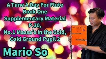 A Tune A Day For Flute Book One Supplementary Material No.1 Massa
