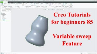 Creo parametric tutorials for beginners|creo|proE|tutorial-85