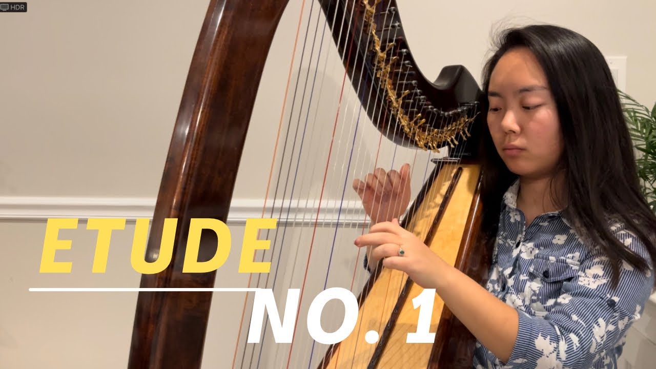 Alfred Holý's Harp Etude No 1 'TwentyFour Easy Studies YouTube