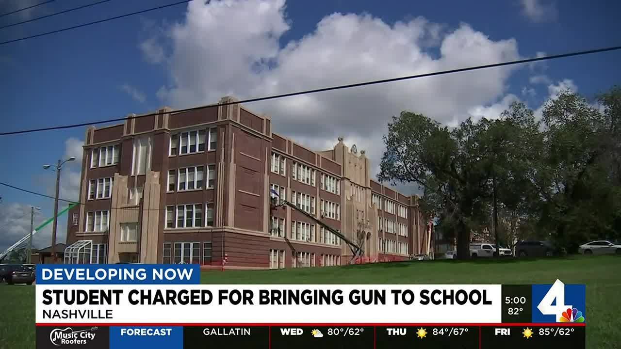 Student charged for bringing gun to school - YouTube