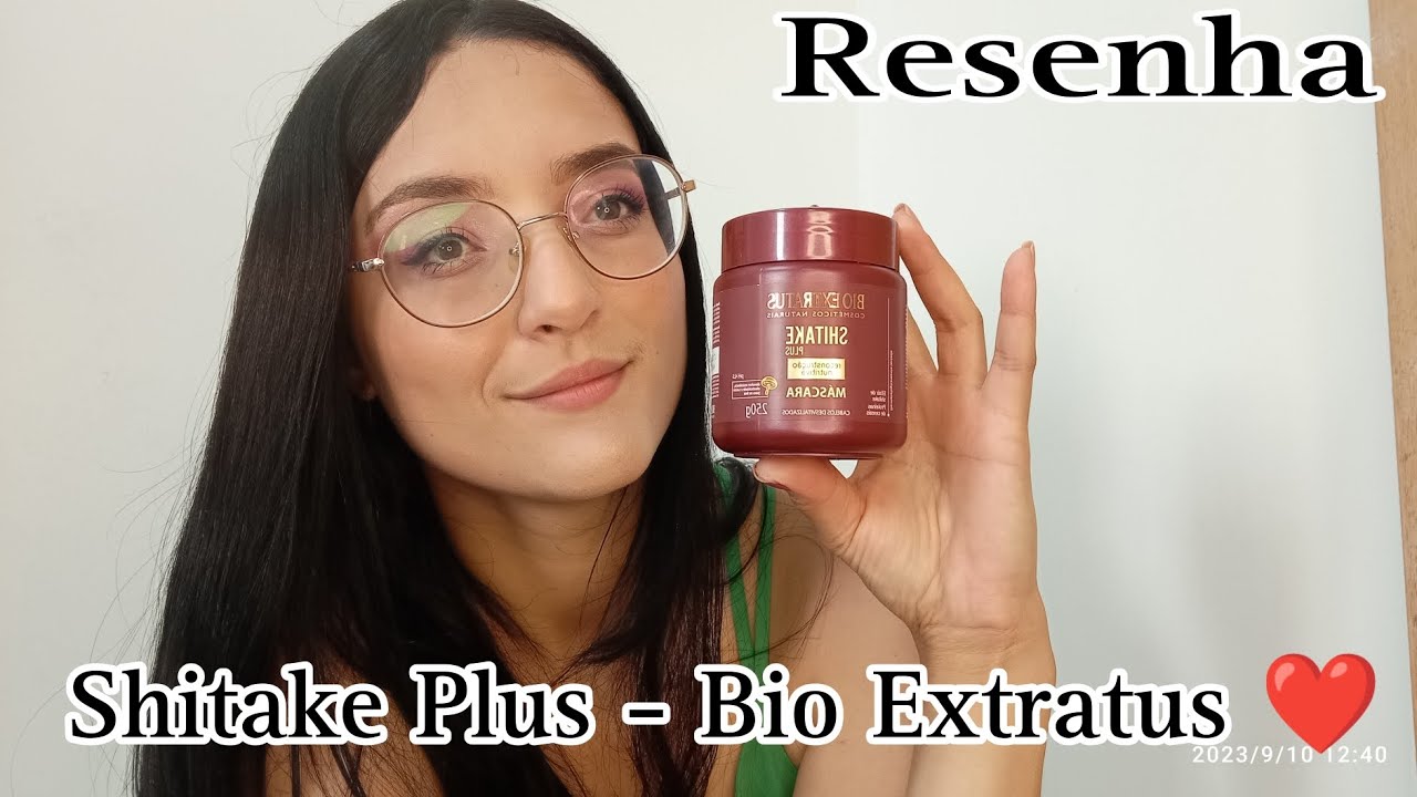 Máscara Bio Extratus Shitake Hidratação Nutrição Plus 1kg