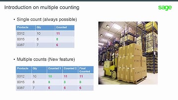 Sage X3 - Perform inventory multi-counting