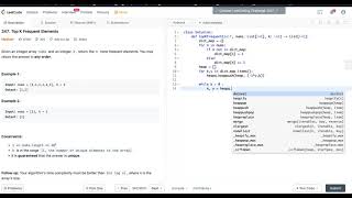 Leetcode 347. Top K Frequent Elements - python