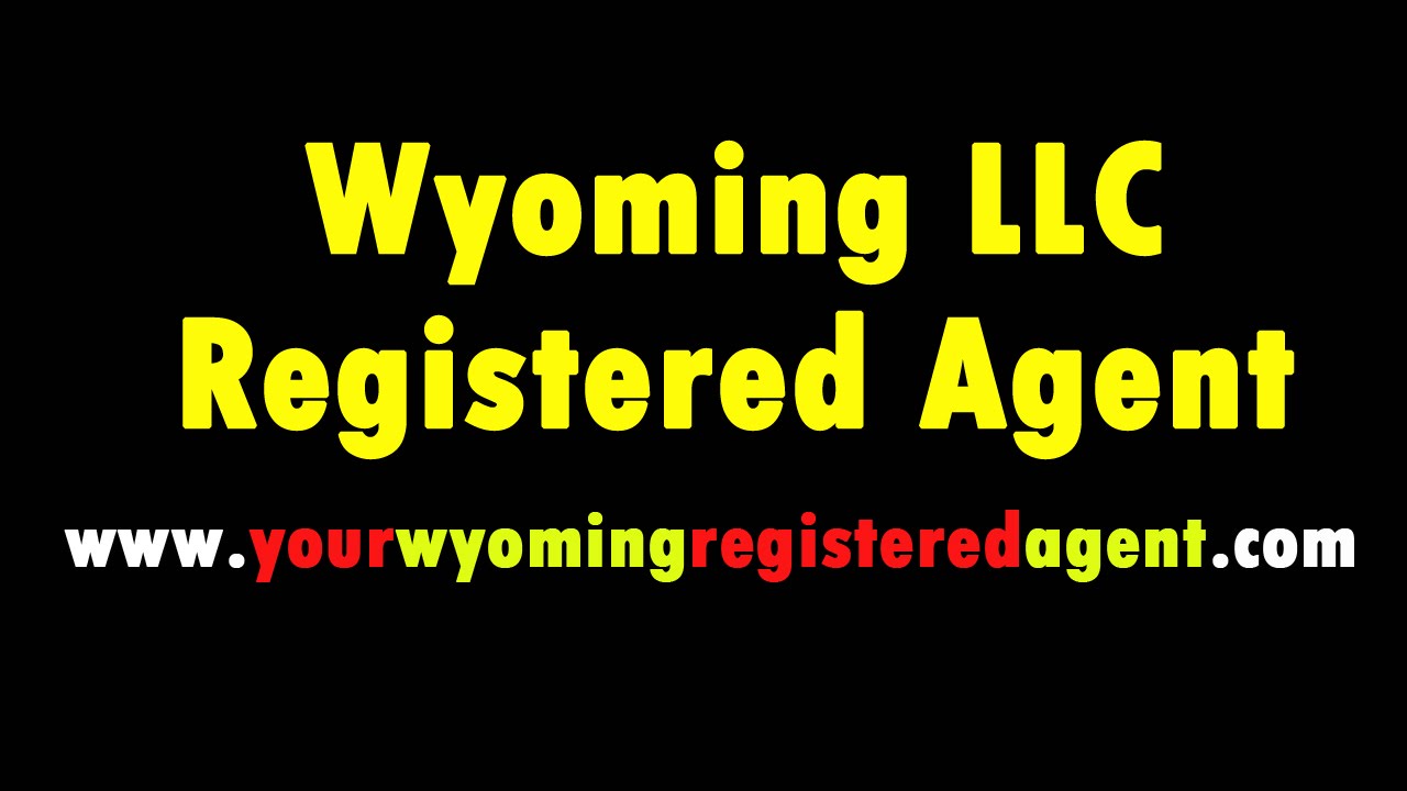 Wyoming LLC Registered Agent YouTube